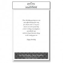 Birthday 4 Insert Large 10pk