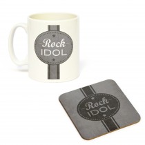 Mug/Coaster Set Rock Idol