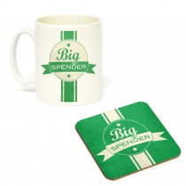 Mug/Coaster Set Big Spender