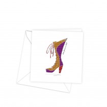Greeting Card 150Sq-Patch Boot