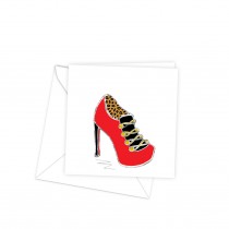 Greeting Card 150Sq-Red Milita
