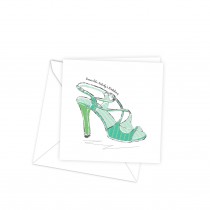 Greeting Card 150Sq-Green Squi