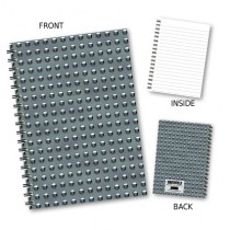 Rivets Pattern Wiro Notebook