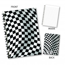 Chequer Design Wiro Notebook