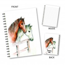 Horses Sketch Wiro Notebook