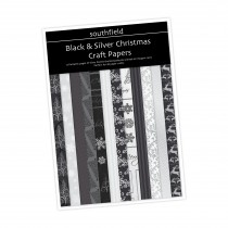 Black & Silver Xmas Craft  Pack
