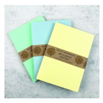 A5 Linen Finish Notebooks (set of 3)