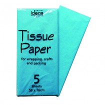 Turquoise Tissue Paper 5 Sht