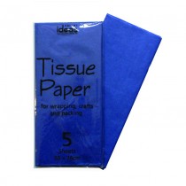Dark Blue Tissue Paper 5 Sht