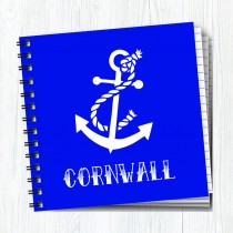 Sq Notebook White Anchor