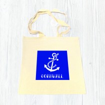 Shopper Bag White Anchor