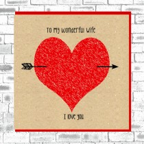 Eco Love You Card-Wife