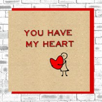 Eco True Love Card-Have My Heart
