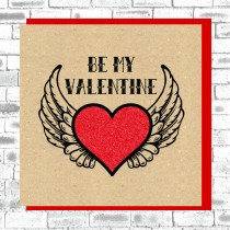 Eco True Love Card-Winged Heart