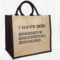 OCD Crocheting Jute Bag