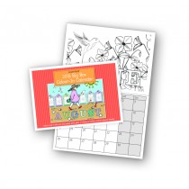 Colour-in Calendar