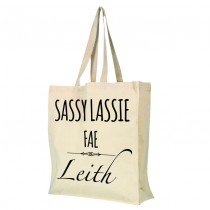 Sassy Lassie Gusset Cotton Bag + Tag