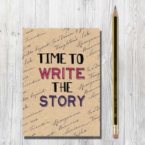 A6 Eco Notebook-Time to Write