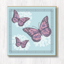 Textured Card-Butterflies