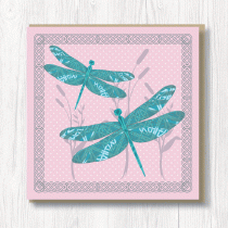 Textured Card-Dragonflies