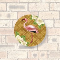 Circular Coaster-Flamingo