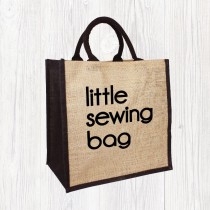 Little Sewing Jute Bag