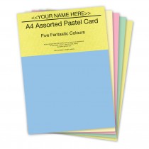 P -Assorted Pastel Card 160gsm