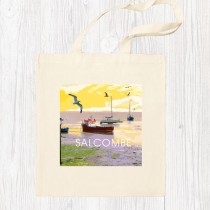 Coastal 3 Cotton Shopper+Tag