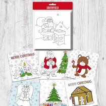 Colour-In Xmas Cards
