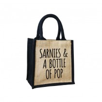 Sarnies & Pop Cute Jute Bag