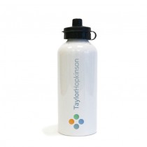 Aluminium White Water Bottle