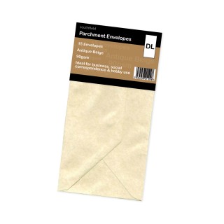 Beige Parchment Envelopes 15pk product image