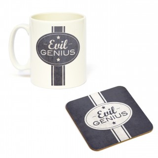 Mug/Coaster Set Evil Genius product image