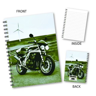 Vintage Motorbike Notebook product image