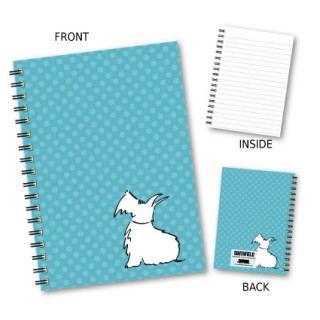 Blue Spot Dog Wiro Notebook product image