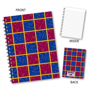 Square Pattern Wiro Notebook product image