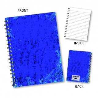Blue Pattern Wiro Notebook product image