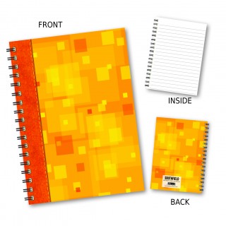 Orange Squares Wiro Notebook product image