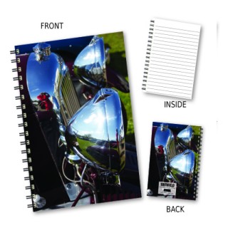 Chrome Headlight Notebook product image
