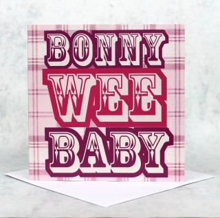 Bonny Baby Pink Greeting Card product image