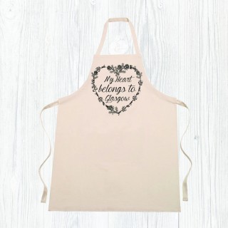 My Heart Belongs Apron+Tag product image