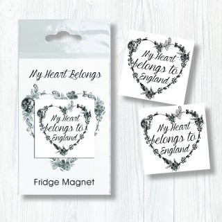 My Heart Belongs Bagged Magnet product image