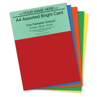 P -Assorted Bright Card 160gsm product image