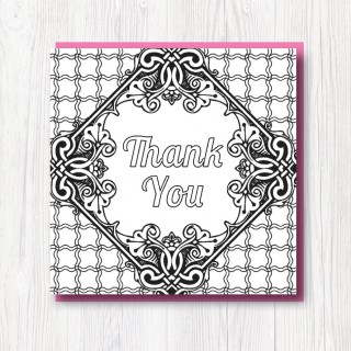 Colour-In Thank you card 3 product image