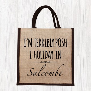 I Holiday In-Printed Jute Shopper+Tag product image