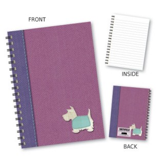 Pink Scottie Dog Notebook product image