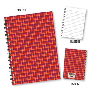 Red Tartan Wiro Notebook product image