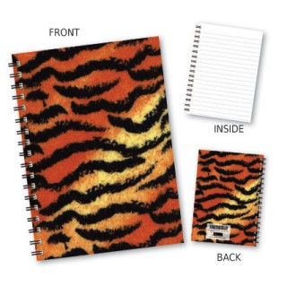 Tiger Style Print Wiro Noteboo product image
