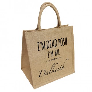 Dead Posh Natural Jute Shopper+Tag product image