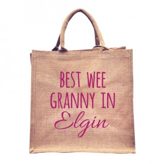 Best Wee Granny Natural Jute +Tag (Pink) product image
